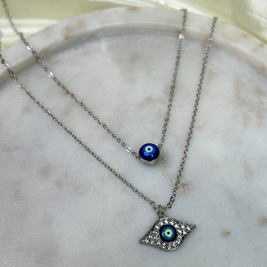 Evil Vibe Charm Necklace