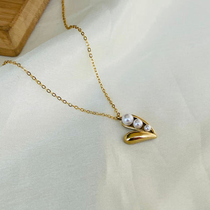 Pearl Heartie Necklace