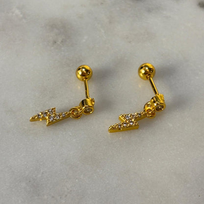 Flash Charm Flatback Earrings
