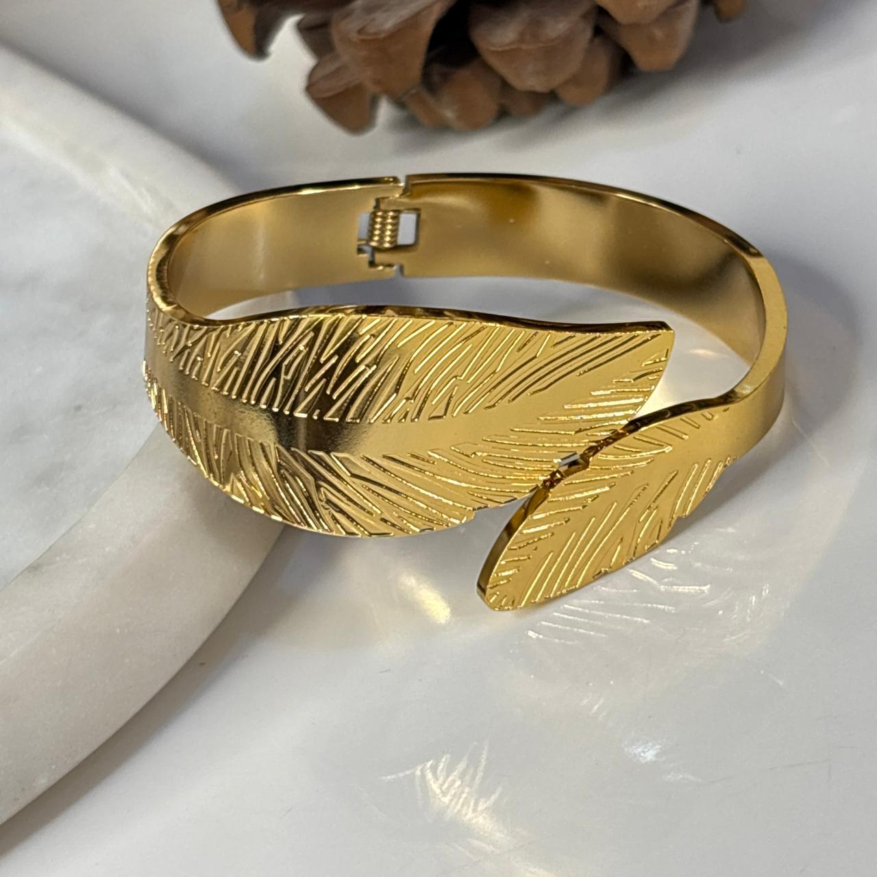 Gold Leaf Bracelet