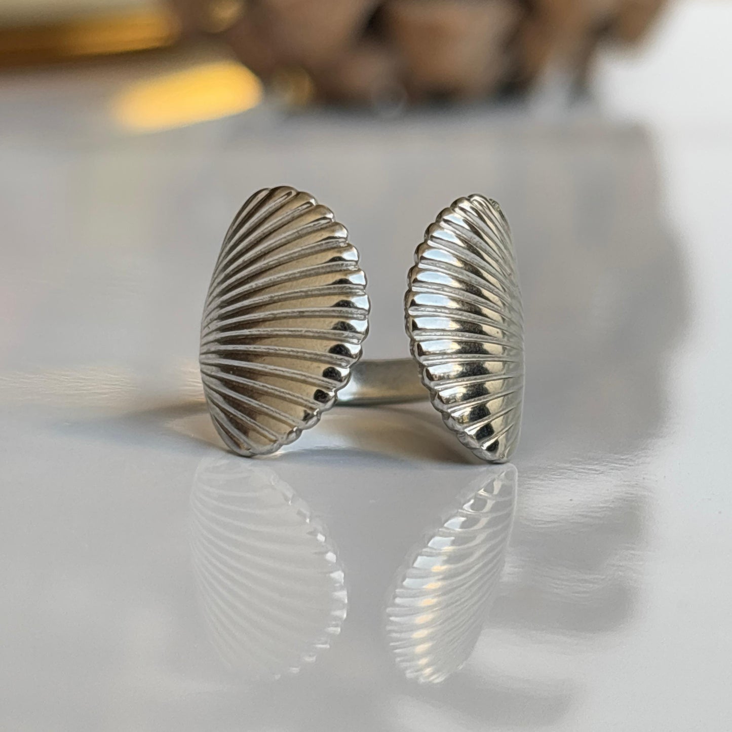 Crimson Silver Ring