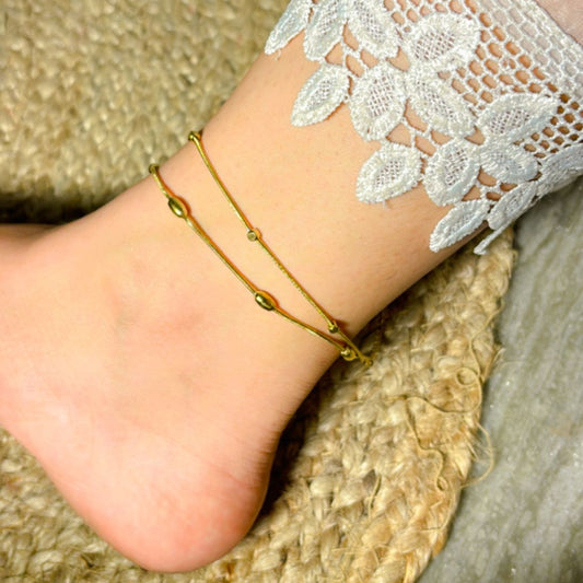 Luna Layered Anklet
