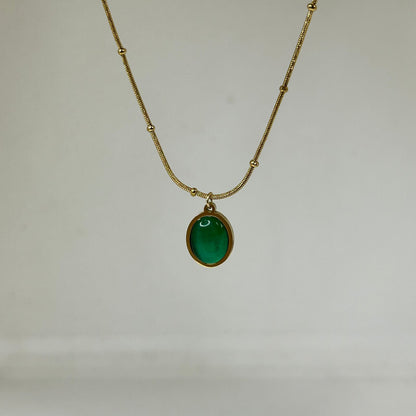 Emerald Opal Necklace