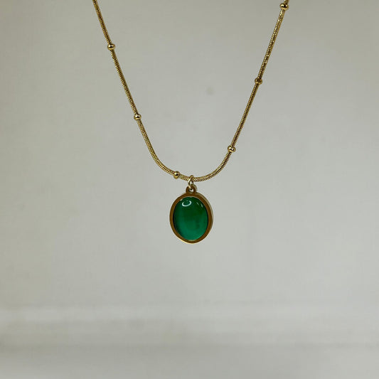 Emerald Opal Necklace