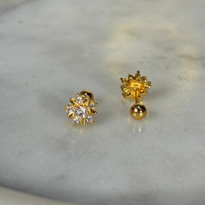 Celeste Flatback Earrings