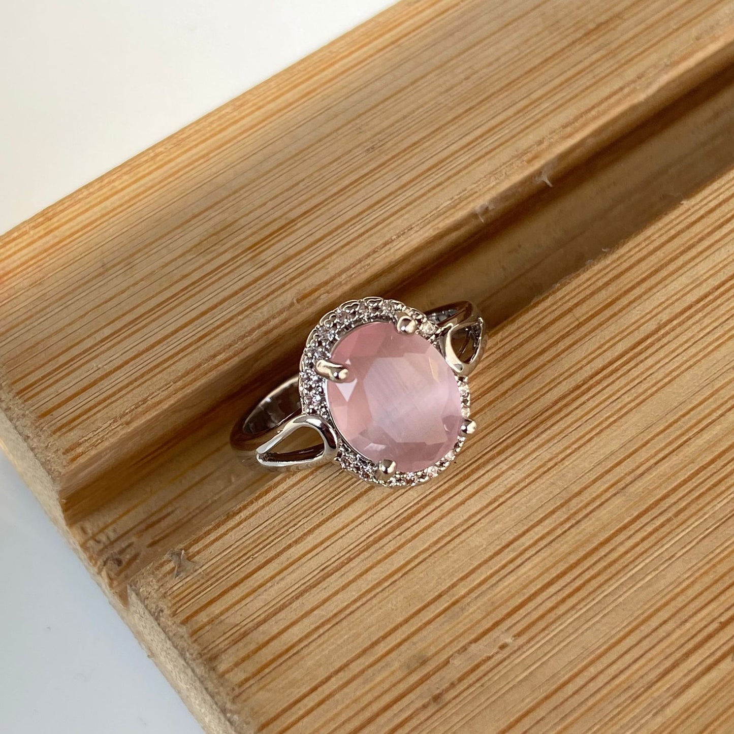 Pink Oval Ring