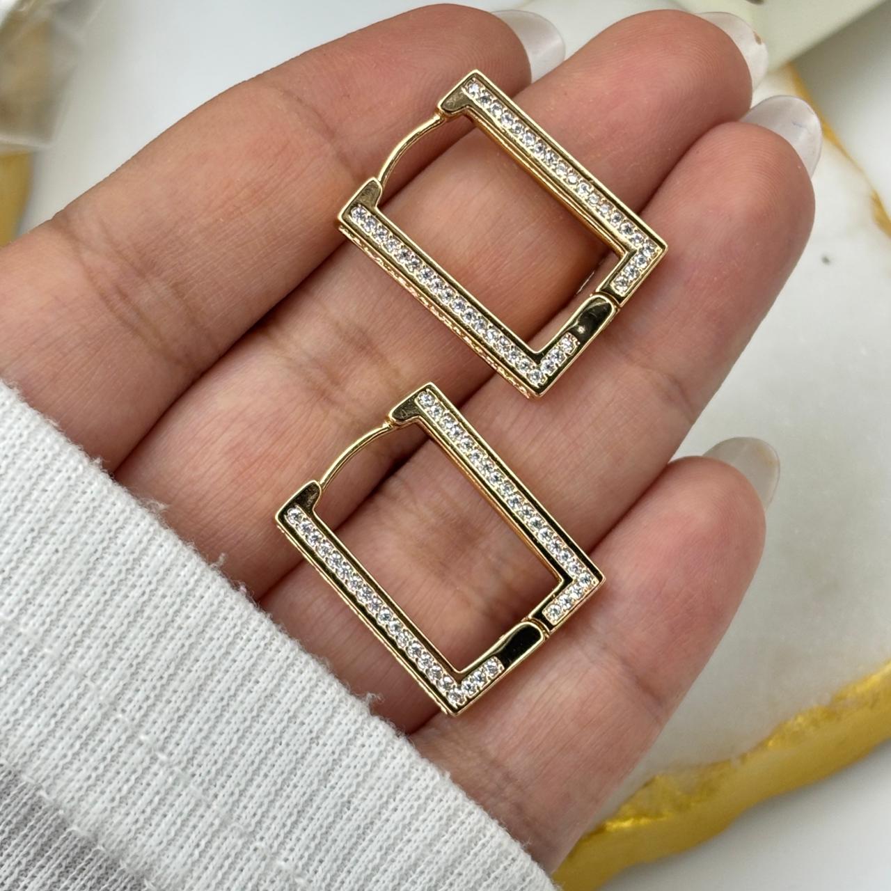 Radiant Luxe Hoop Earrings