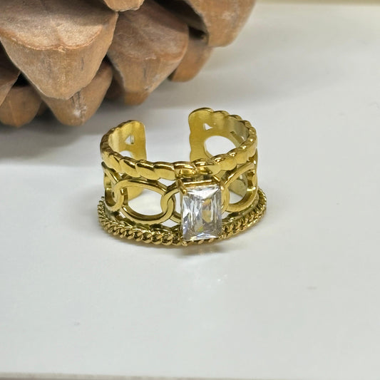 Bling Link Ring