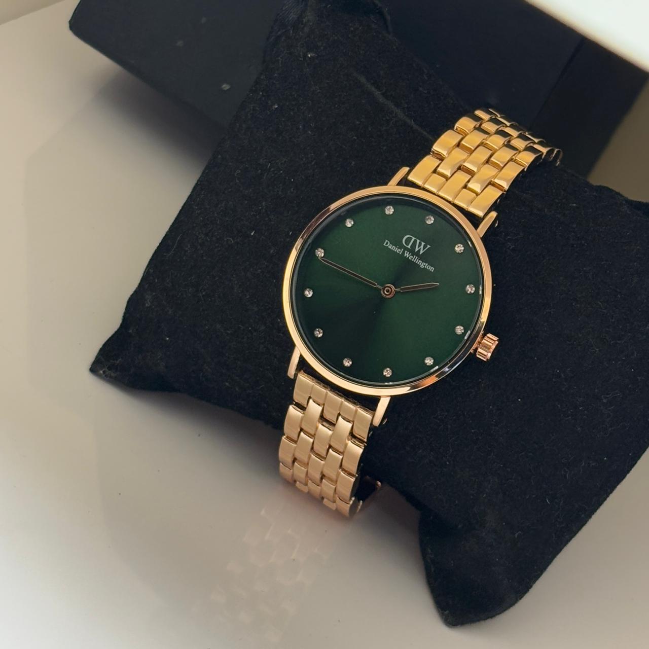 DW Embellished Round Watch