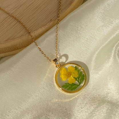 Primrose Resin Necklace