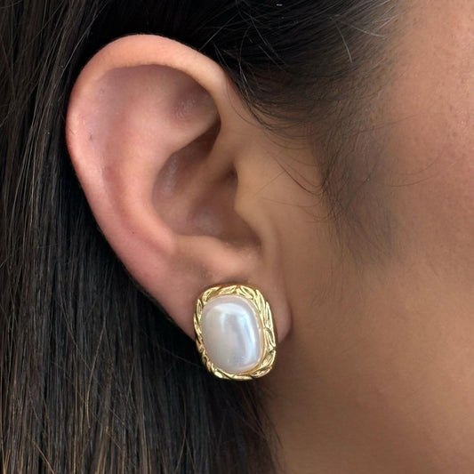 Dew Pearl Clip-On Earring