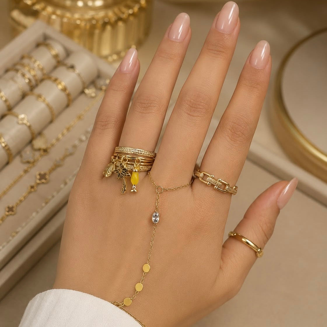 Beach Gurl Charm Ring