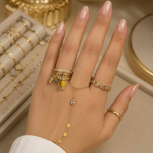 Beach Gurl Charm Ring