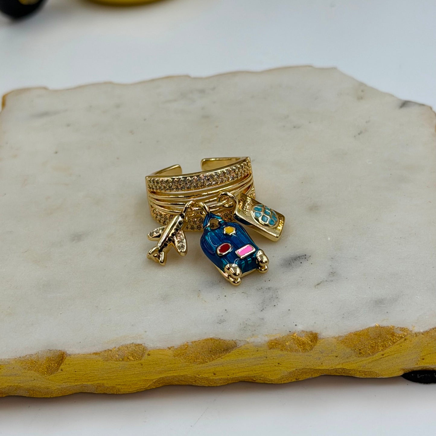 Vacay Bundle Charm Ring