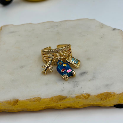 Vacay Bundle Charm Ring