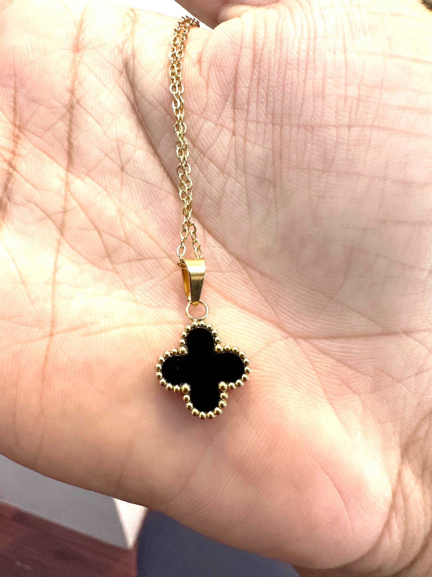 Black Clover Necklace