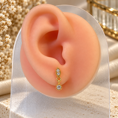Dainty Dazzle Ballback Studs