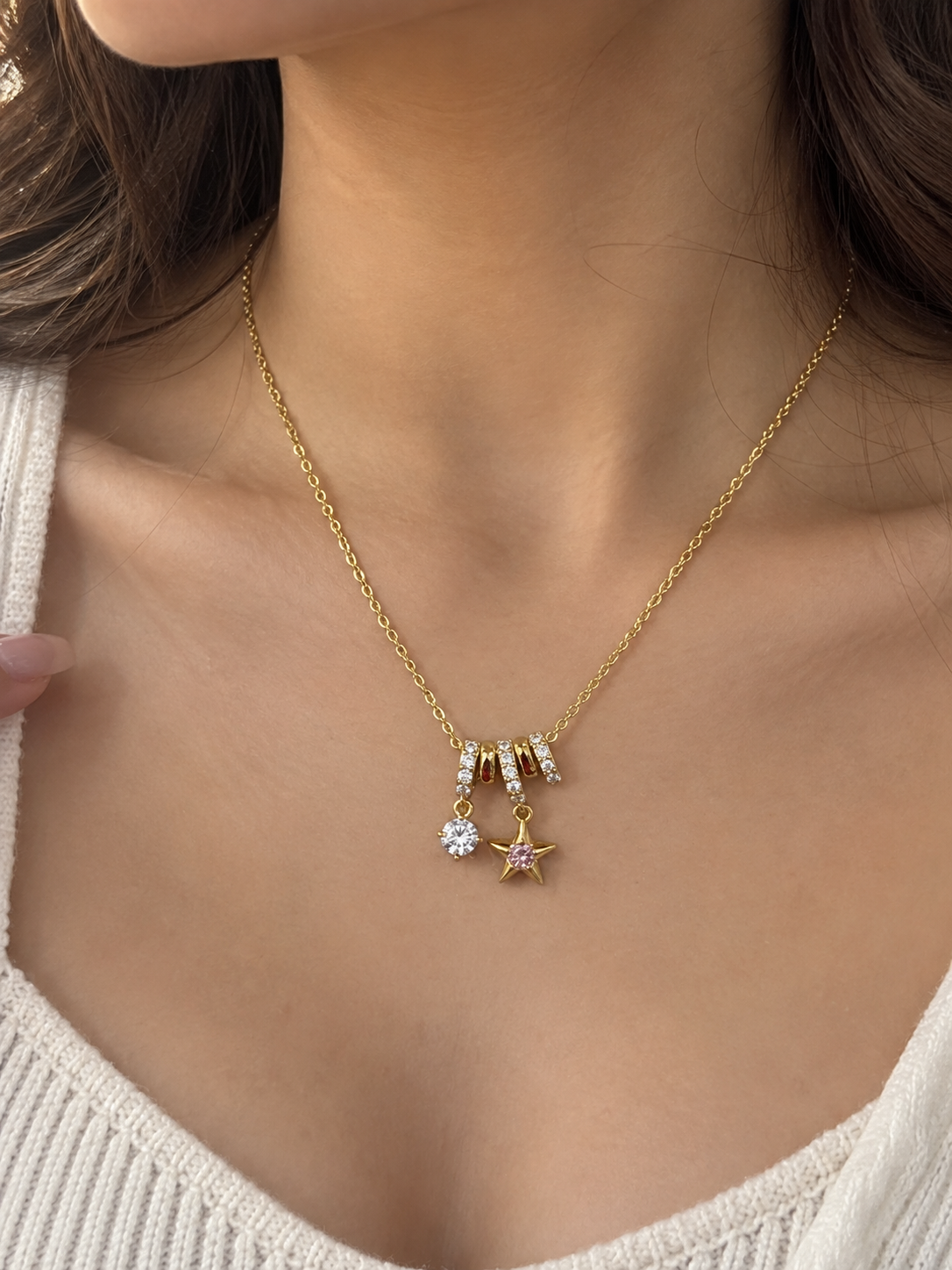 Charm Demi-Fine Necklace (Gold)