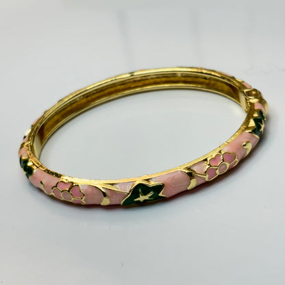 Princess Pink Enamel Bangle
