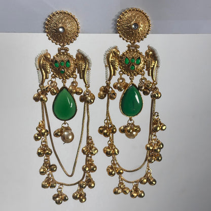 Meher Kashmiri Jhumka (Pink)