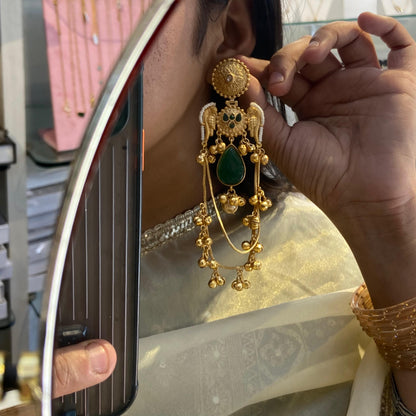 Meher Kashmiri Jhumka (Pink)