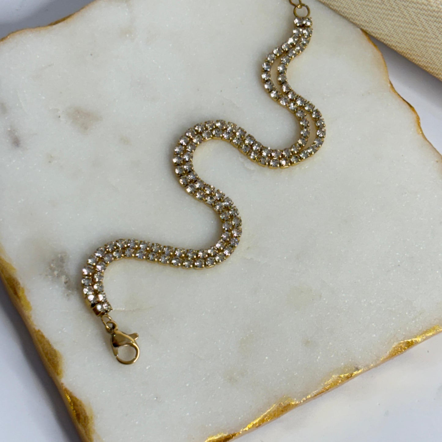 Double Layered Tennis Bracelet