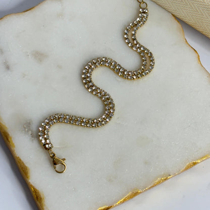 Double Layered Tennis Bracelet