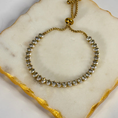 Grace Adjustable Tennis Bracelet