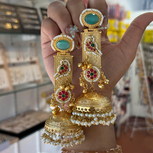 Jhanjhar Kashmiri Jhumka ( Mint )