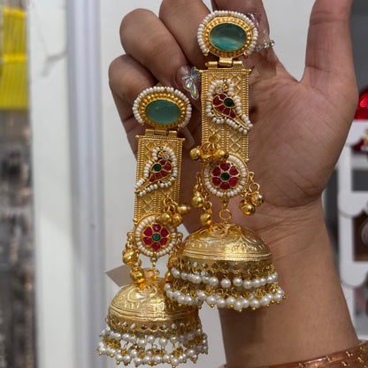 Jhanjhar Kashmiri Jhumka ( Mint )