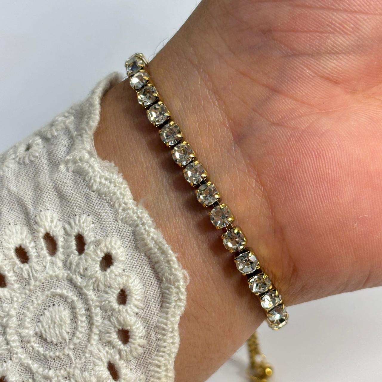 Aurora Tennis Adjustable Bracelet