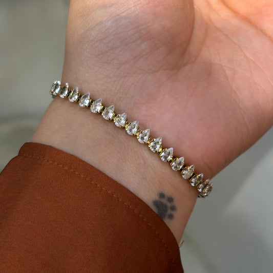 Drop Adjustable Tennis Bracelet