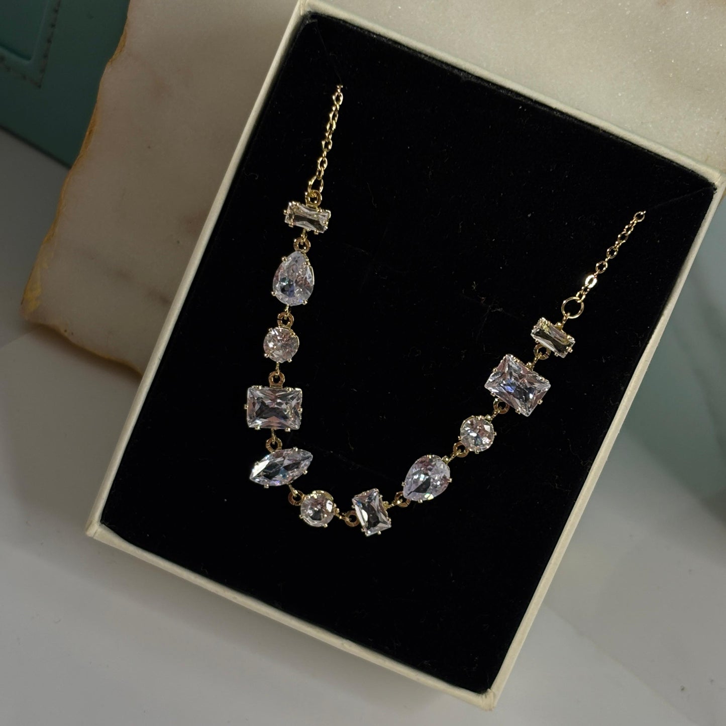 Bejewelled Multi Stone Necklace 02