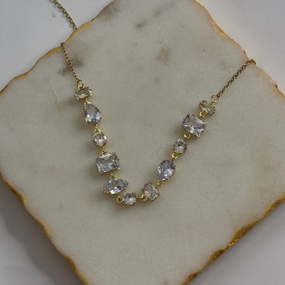 Bejewelled Multi Stone Necklace 02