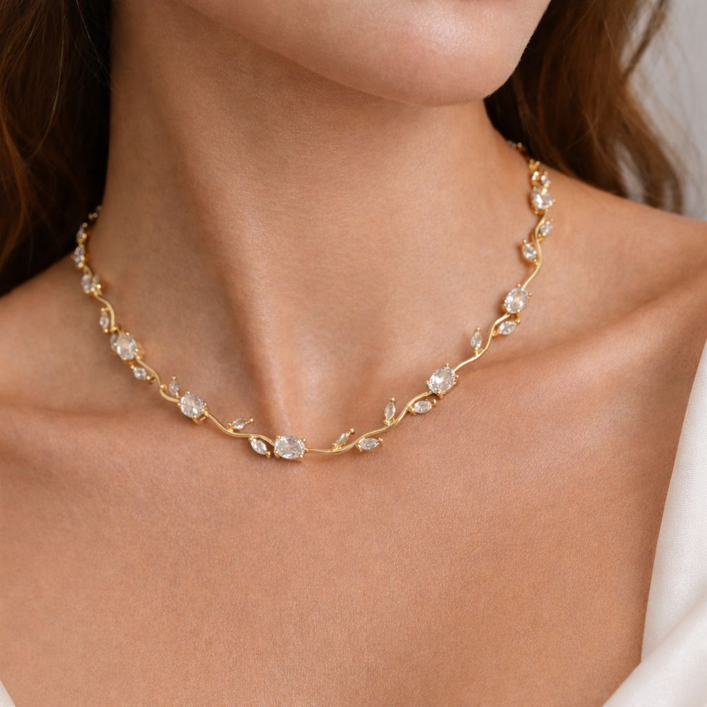White Cinderella Necklace