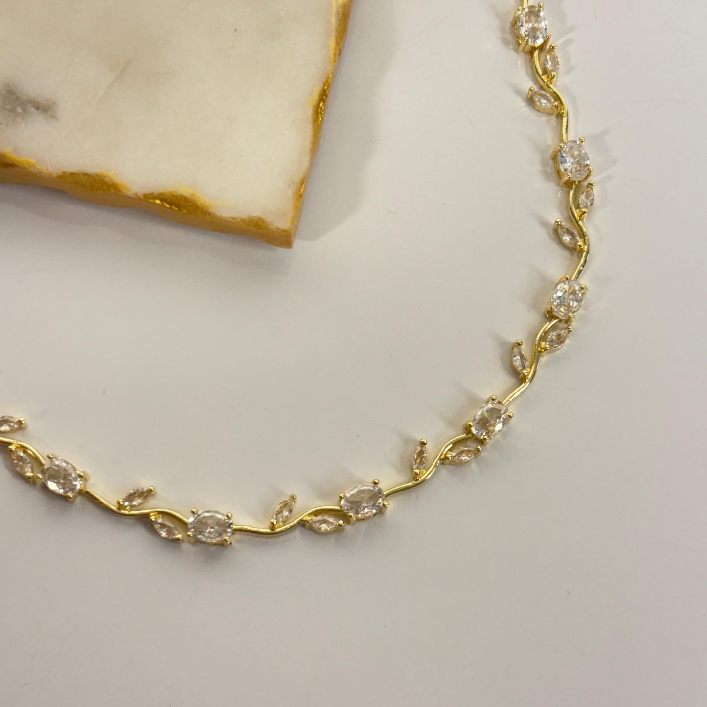 White Cinderella Necklace