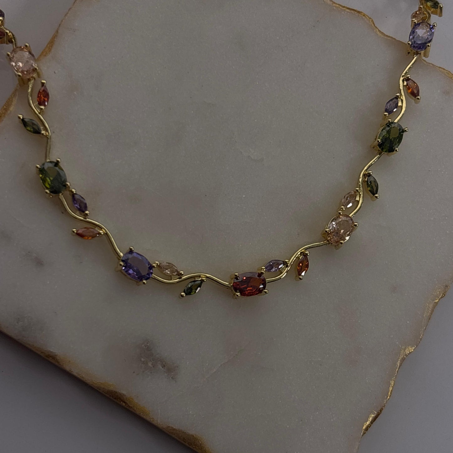 Multi Color Cinderella Necklace