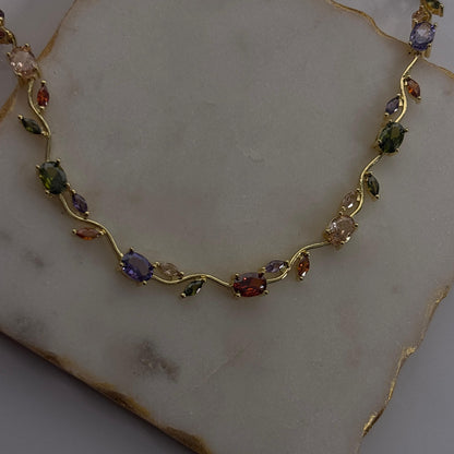 Multi Color Cinderella Necklace