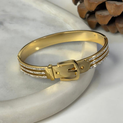Studded Belt Bracelet