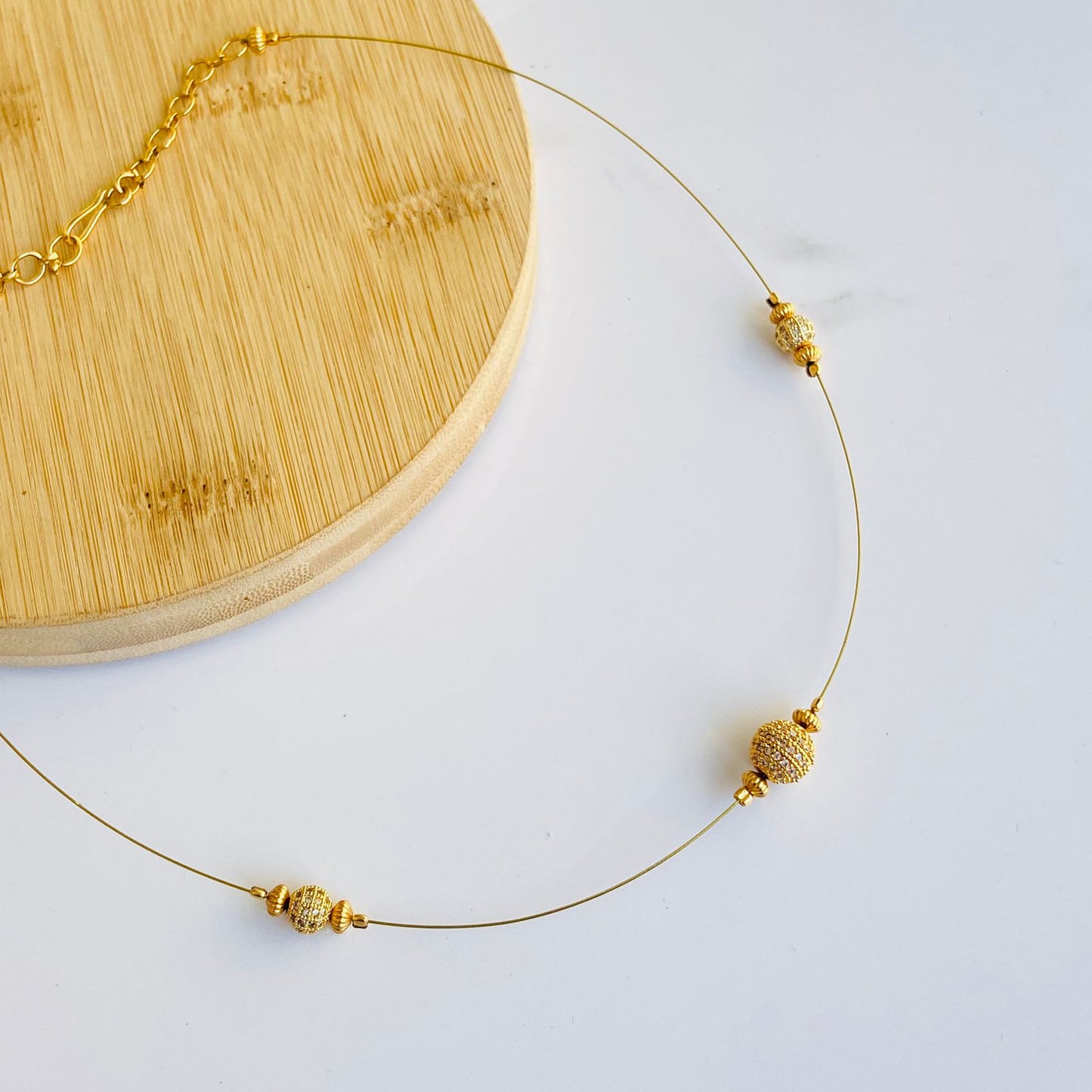 Matar Mala Invisible Chain Choker Set