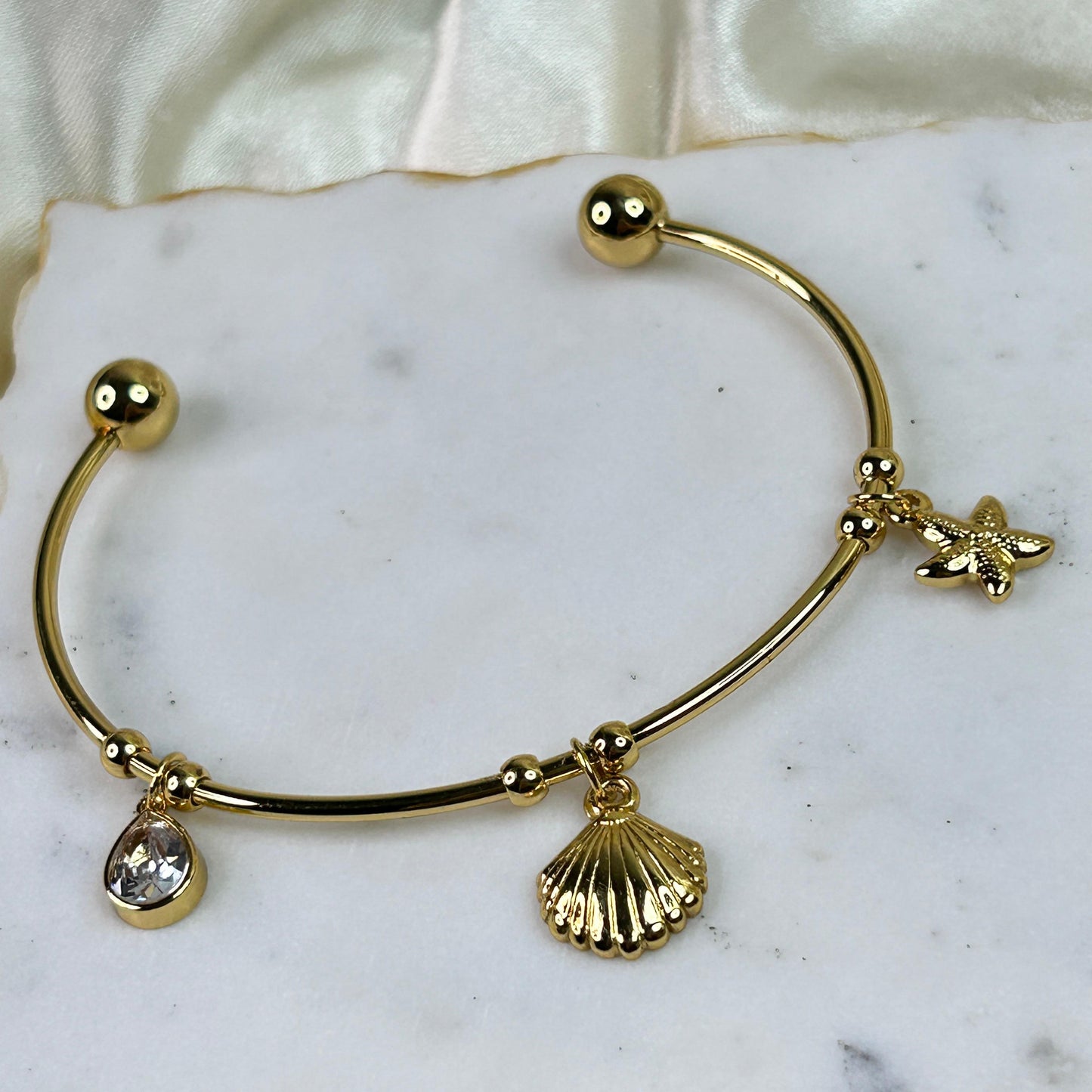 Sea Shell Charm Bracelet