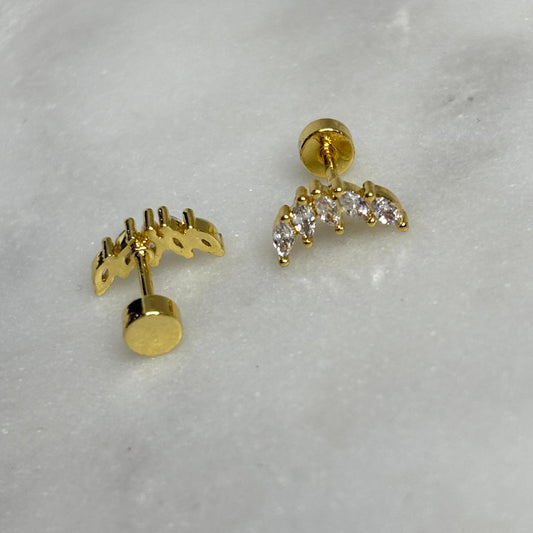 Dazzle Flatback Earrings