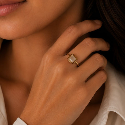 Softlight Square Ring