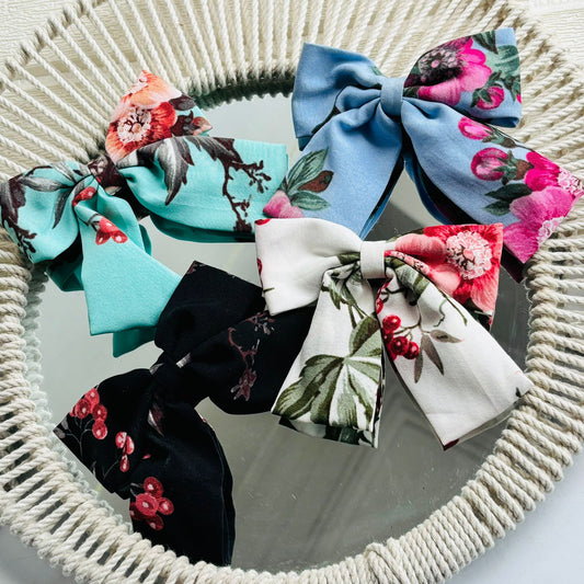 Flora Bow Clips