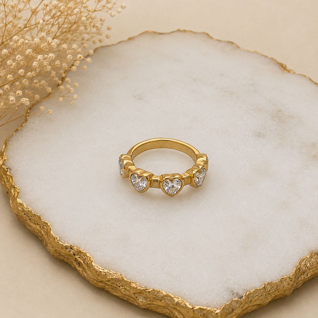 Heart Crust Ring