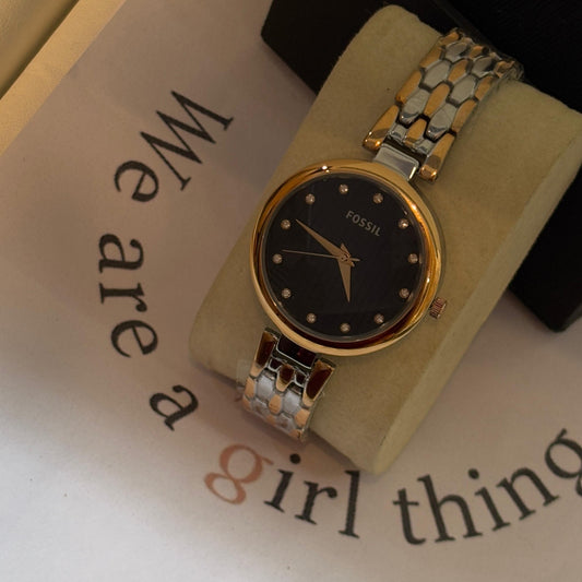 Fossil 9 to 5 Watch ( Dual Tone )