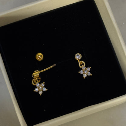 Flory Charm Flatback Earrings