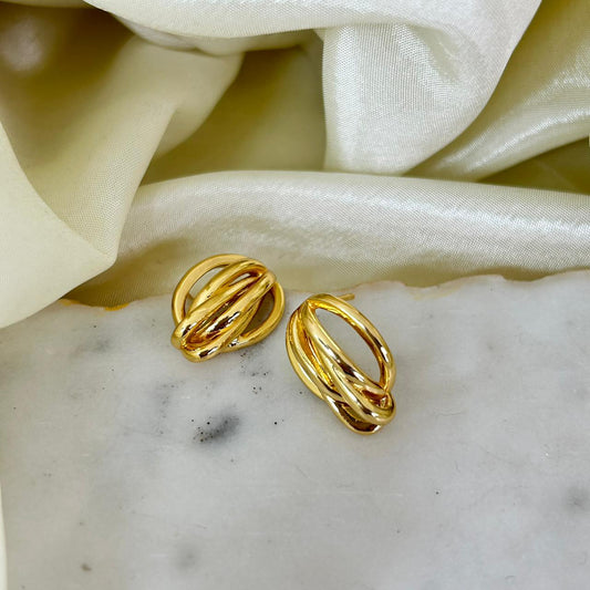 Golden Loops Earrings