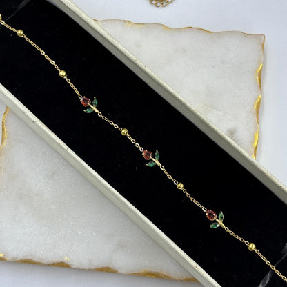 Tulip Minimal Chain Bracelet