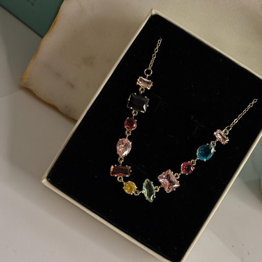 Crystal Bejewelled Stone Set (multi color)